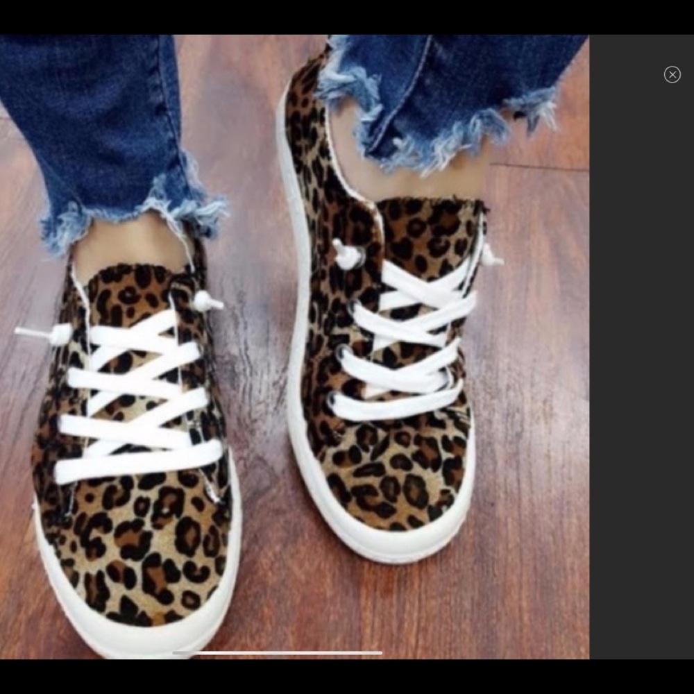 Fun animal print sneaks